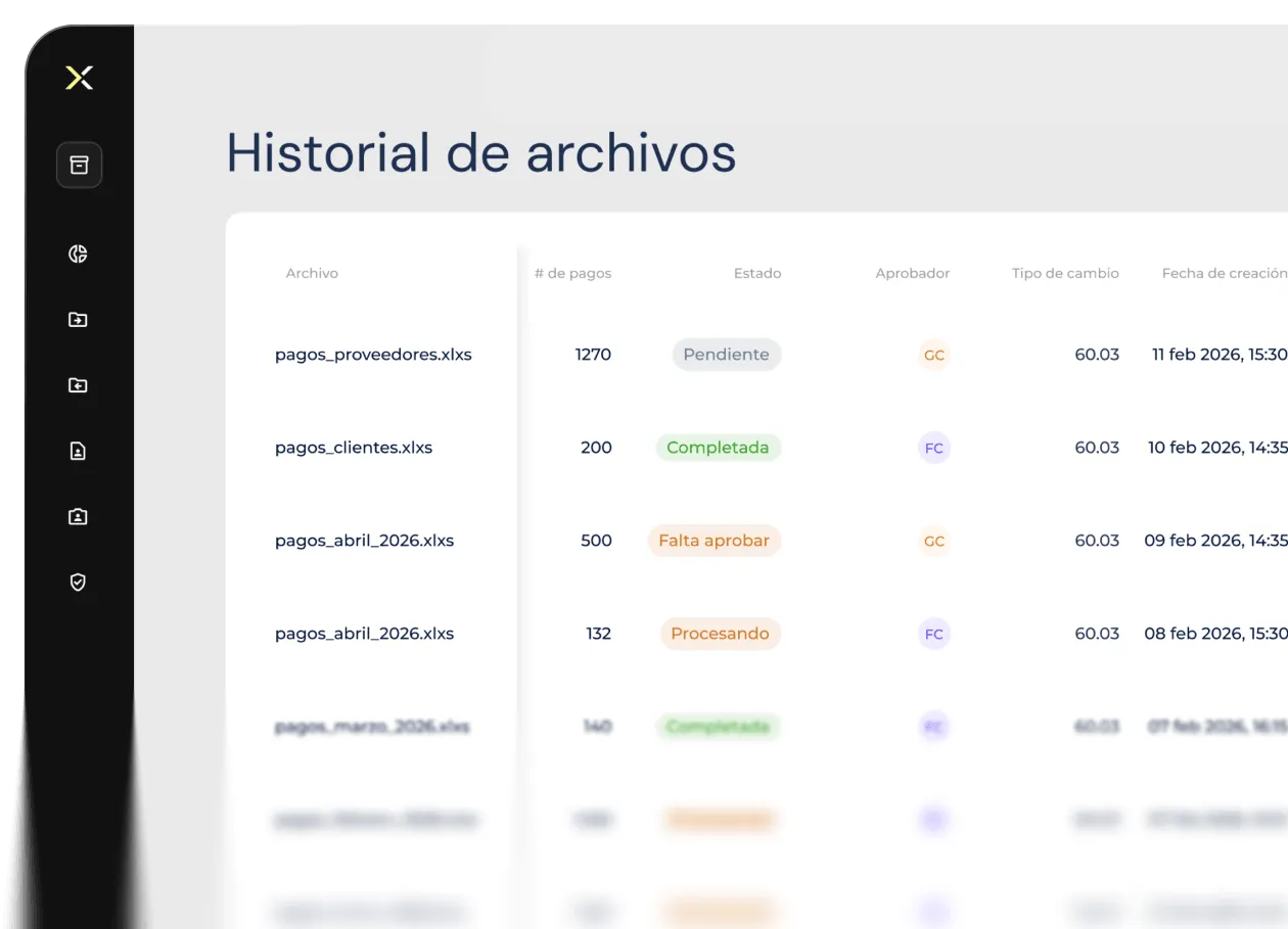 Envía miles de transferencias internacionales con 3 clics