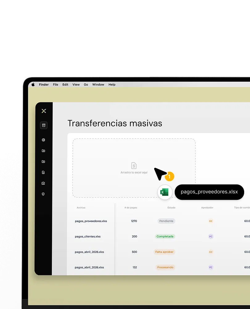 Transferencias masivas